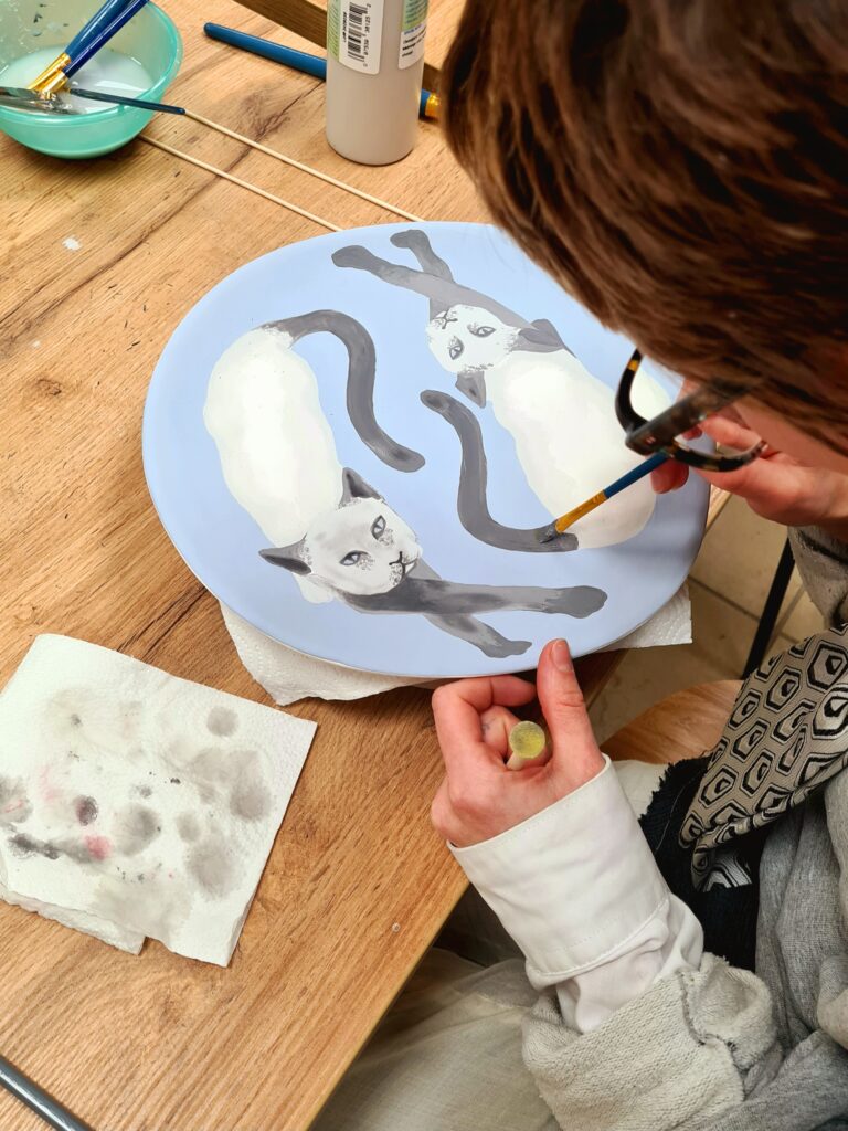 Keramik bemalen bei pottery and painting in Planegg bei München